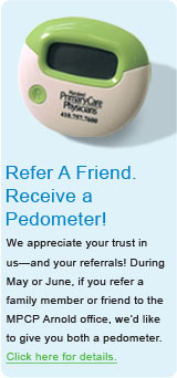 Refer a friend and receive a free pedometer. http://bit.ly/free-pedometer 